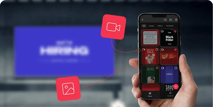 Manage screens