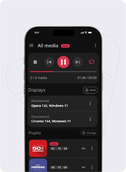 Media playback